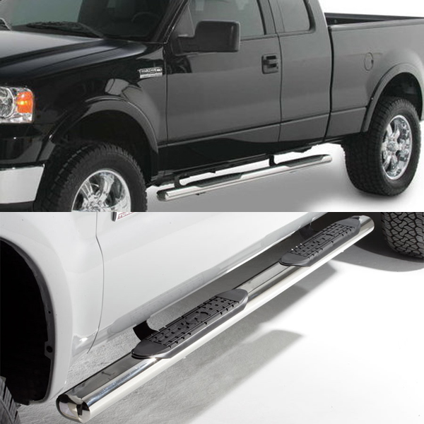 Fit0408 Ford F150 Super/Extended Cab 4" Oval Side Step Nerf Bar Running Boards eBay