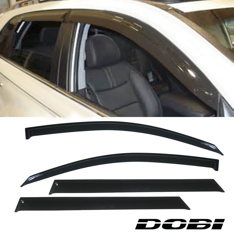 DOBI 4pc Fit 1115 Kia Sorento Sun/Rain Guard Vent Shade Window Visor